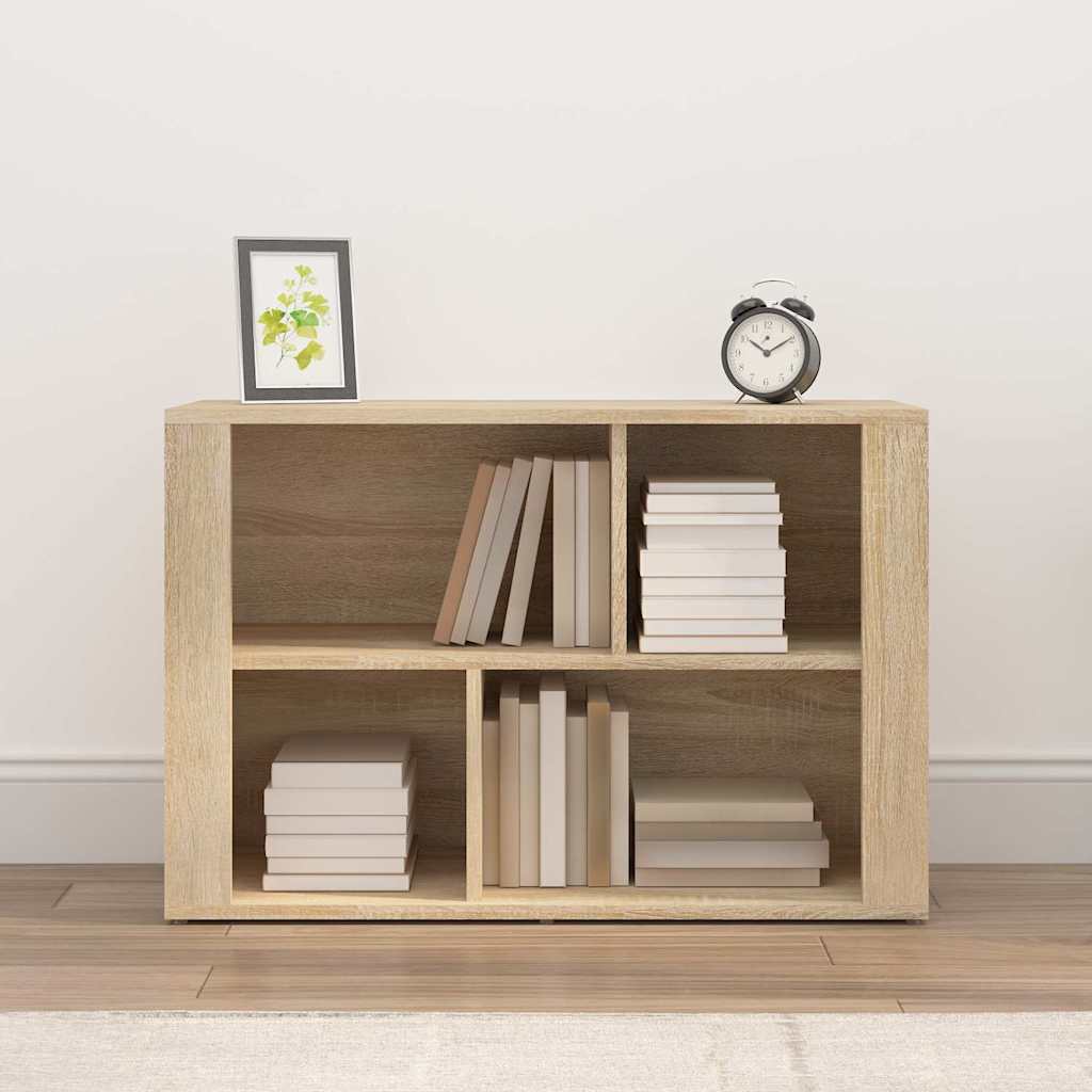 Vidaxl dressoir 80x30x54 cm bewerkt hout sonoma eikenkleurig