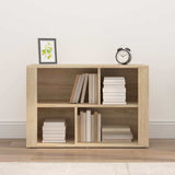 Vidaxl dressoir 80x30x54 cm bewerkt hout sonoma eikenkleurig