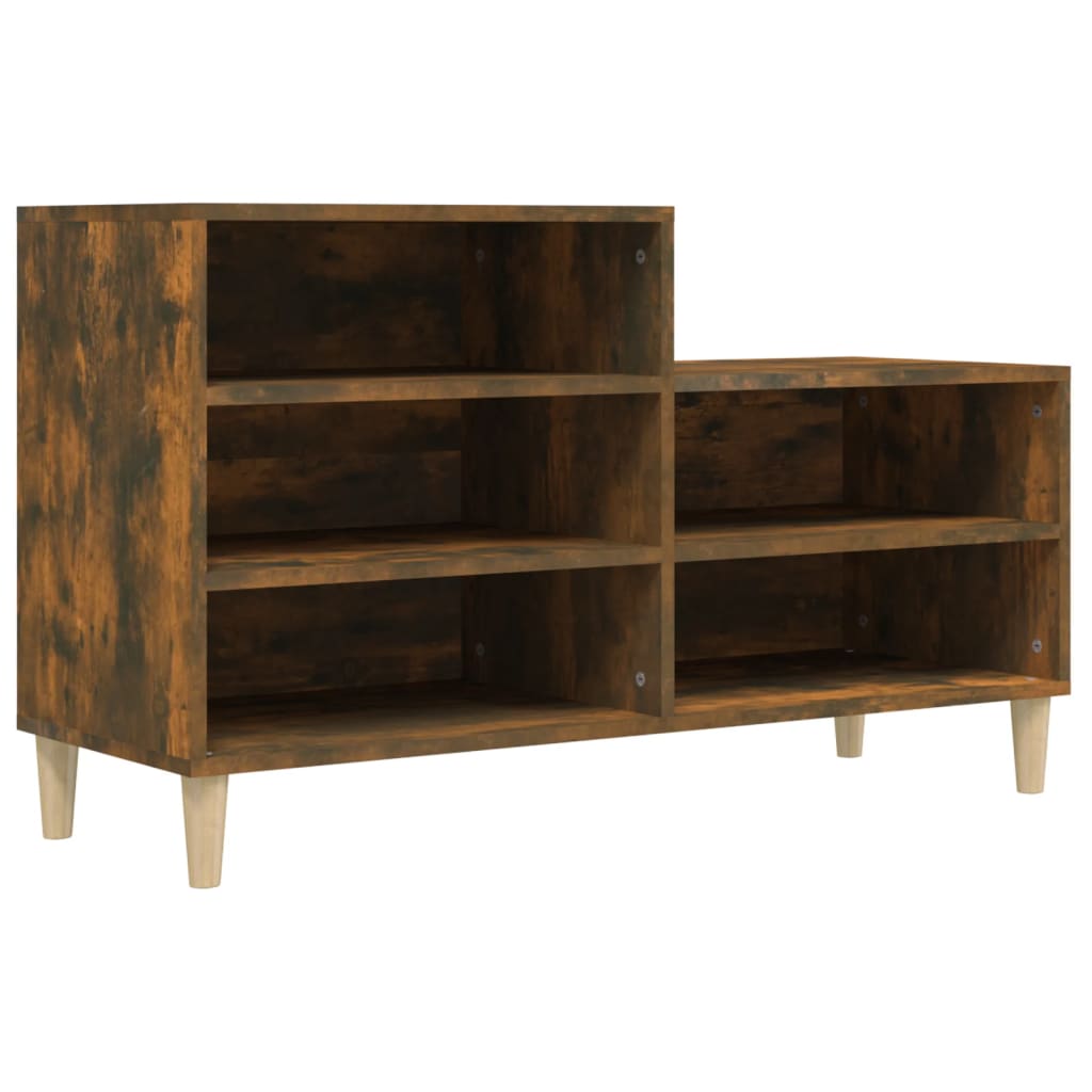 Vidaxl Schong Cabinet 102x36x60 cm Propertéiert Holz gefëmmt OK faarweg