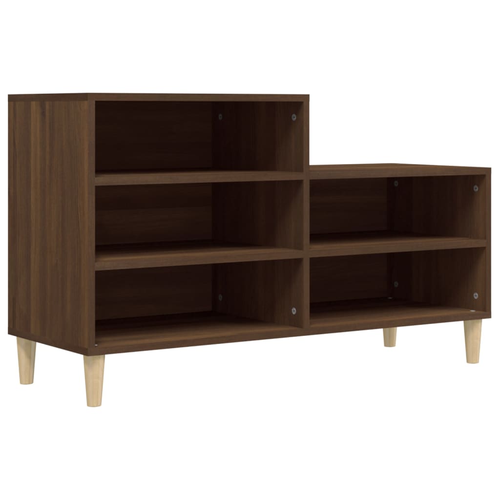 Vidaxl Schong Cabinet 102x36x60 cm Propertéiert Holzbrong Faarf Faarf