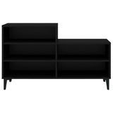 Vidaxl Schuhschrank 102x36x60 cm propertiertes Holzschwarz