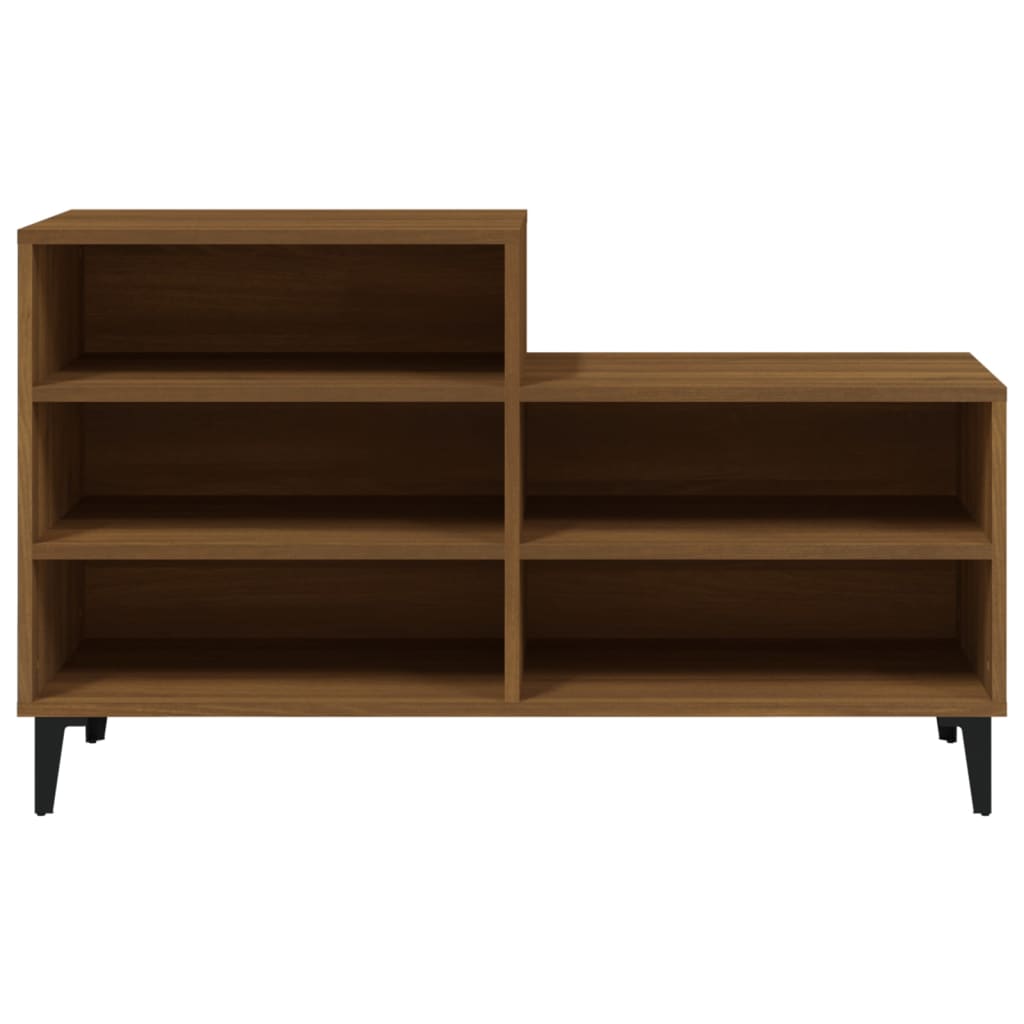 Vidaxx Schuhschrank 102x36x60 cm, fertige Holzfarbe, braune Eiche