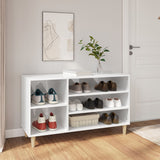 Vidaxl Schuhschrank 102x36x60 cm verarbeitetes Holz Hochglanz weiß