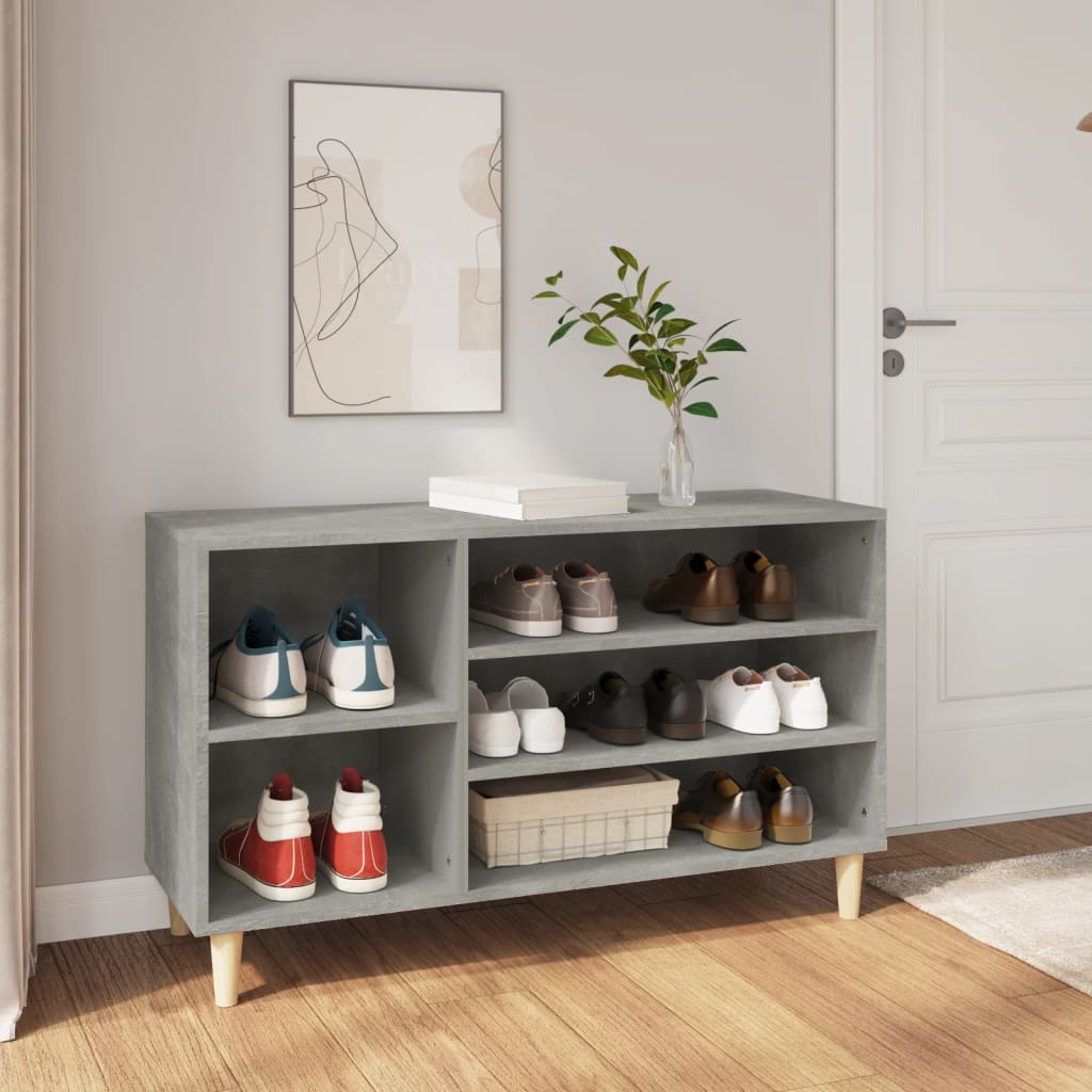 VidaXL shoe cabinet 102x36x60 cm Processed wood concrete price