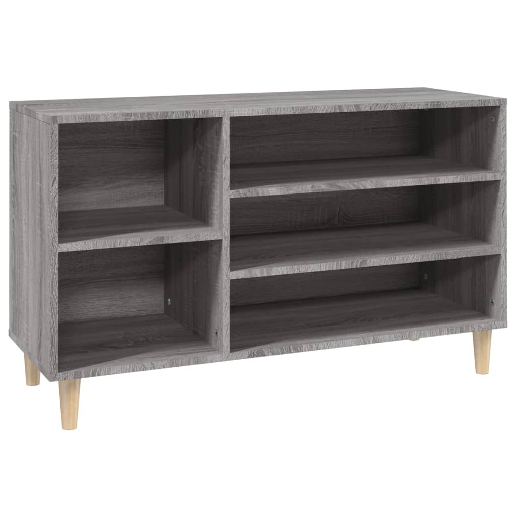 VIDAXL -Schuhschrank 102x36x60 cm propertiertes Holz Sonoma Grey