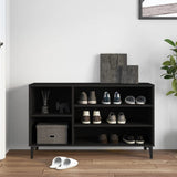 Vidaxl Schuhschrank 102x36x60 cm propertiertes Holzschwarz