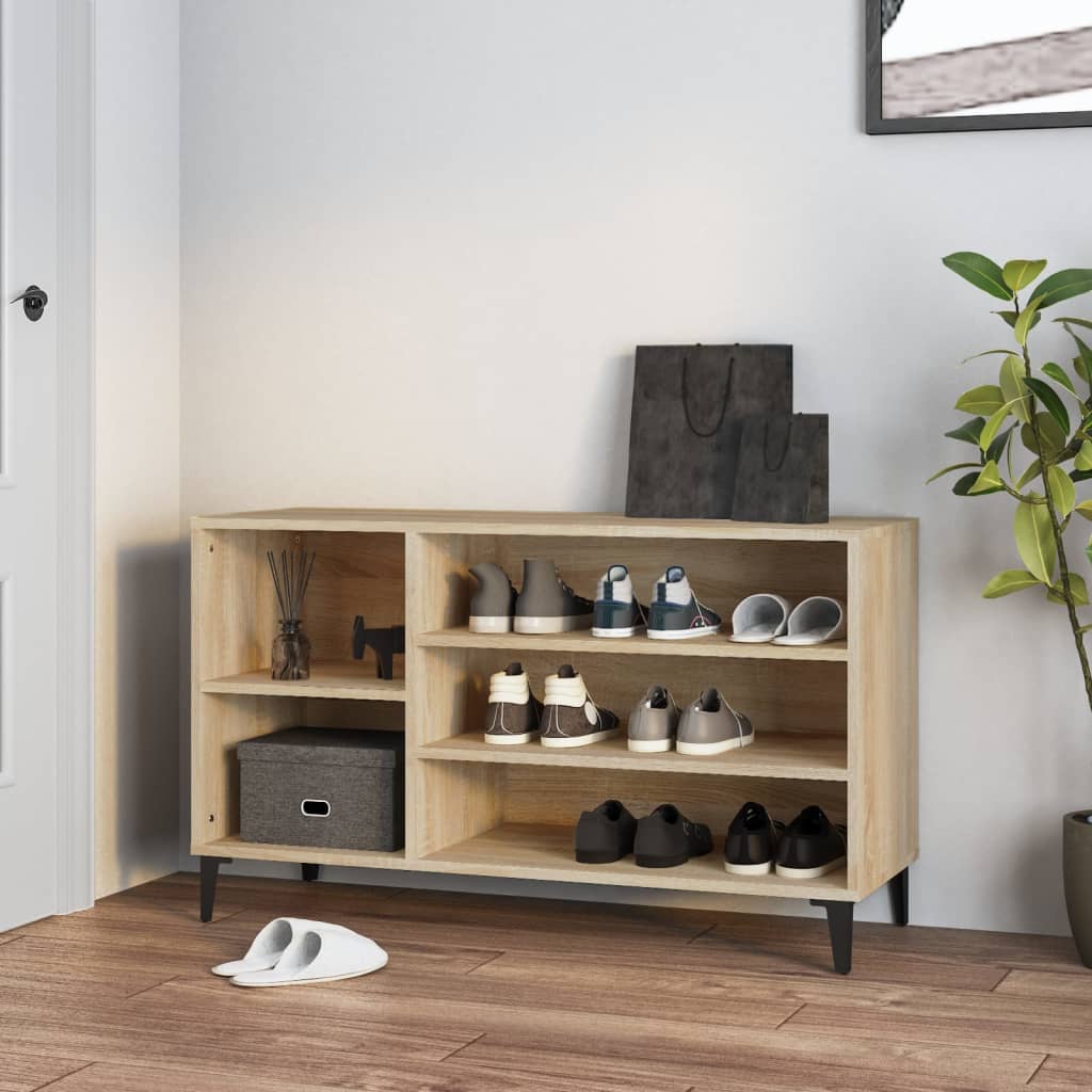 Vidaxl Shoe cabinet 102x36x60 cm Properted Wood Sonoma Oak colored