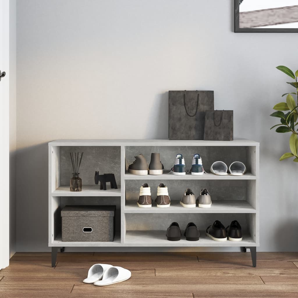 VidaXL shoe cabinet 102x36x60 cm Processed wood concrete price