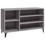 VIDAXL -Schuhschrank 102x36x60 cm propertiertes Holz Sonoma Grey