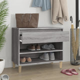 Vidaxl Schong Cabinet 70x36x60 cm Propertéiert Holz Sonoma Grey