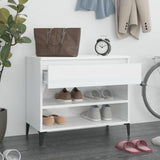 Vidaxl Schuhschrank 70x36x60 cm propertiertes Holz Hochglanz weiß