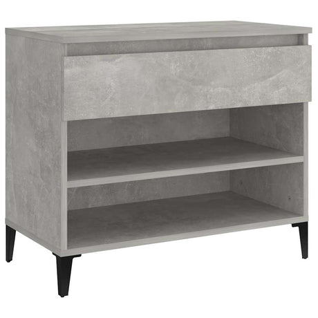 Vidaxx Schuhschrank 70x36x60 cm Holzwerkstoff betongrau
