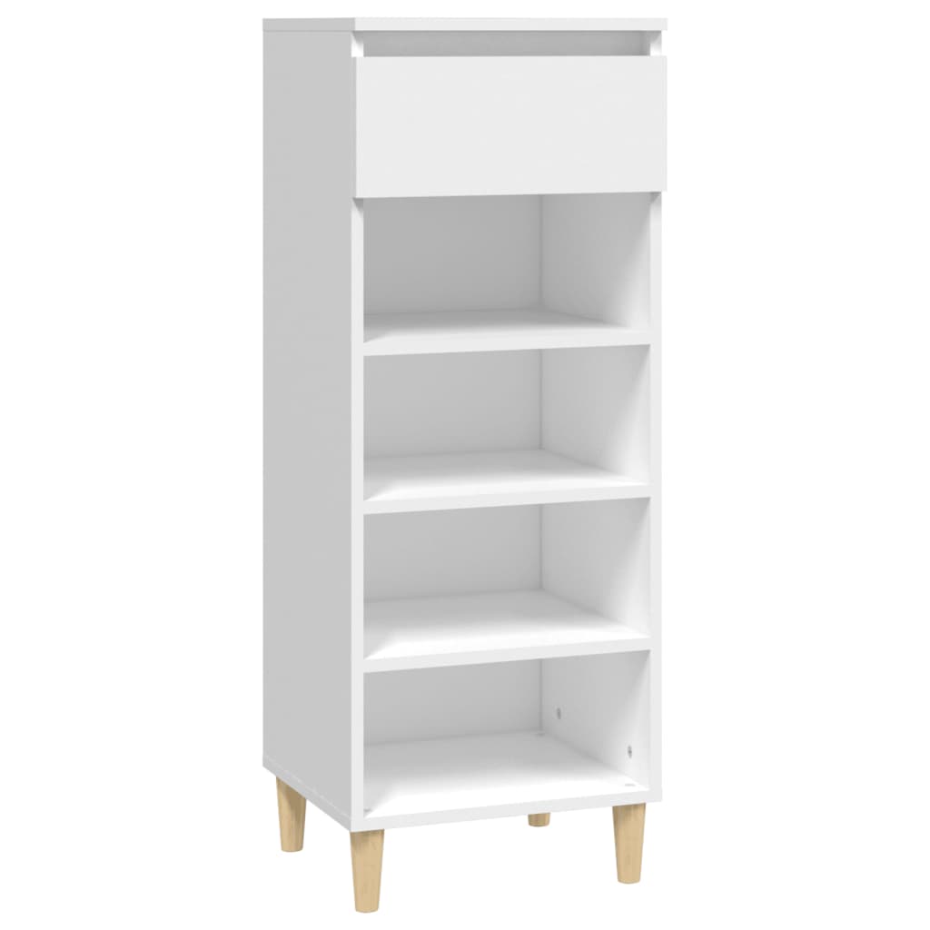 Vidaxl Schong Cabinet 40x36x105 cm veraarbecht Wäisswäiss