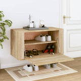 Vidaxl Wall Shoe Cabinet 70x35x38 cm Propjert tre Sonoma eik