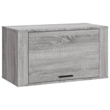 Vidaxl Wall Shoe Cabinet 70x35x38 cm Solid Pine Sonoma Gray