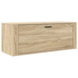 Vidaxl Wandschuhschrank 100x35x38 cm propertiertes Holz Sonoma -Eiche