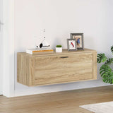 Vidaxl Wandschuhschrank 100x35x38 cm propertiertes Holz Sonoma -Eiche