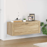 Vidaxl Wandschuhschrank 100x35x38 cm propertiertes Holz Sonoma -Eiche
