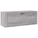 Vidaxl Wall Shoe Cabinet 100x35x38 cm Property Wood Grey Sonoma