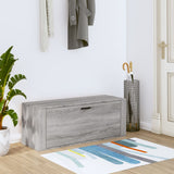 Vidaxl Wall Shoe Cabinet 100x35x38 cm Property Wood Grey Sonoma