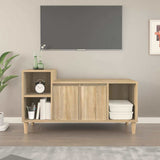 Vidaxl tv-meubel 100x35x55 cm bewerkt hout sonoma eikenkleurig