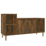 Vidaxl tv-meubel 100x35x55 cm bewerkt hout gerookt eikenkleurig