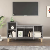 Vidaxl tv-meubel 100x35x55 cm bewerkt hout grijs sonoma eikenkleurig