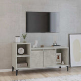 Vidaxl tv-meubel 100x35x55 cm bewerkt hout betongrijs