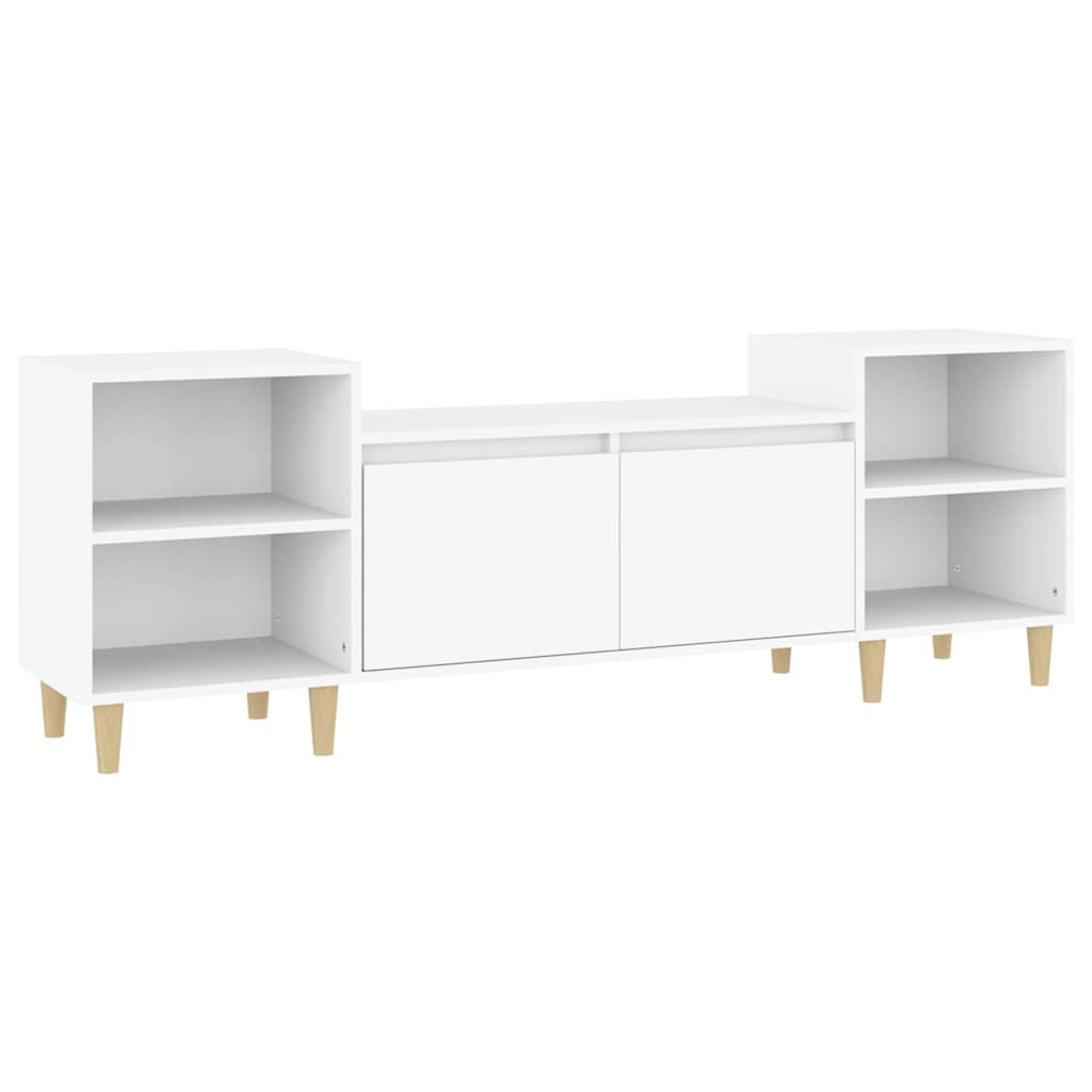 Vidaxl tv-meubel 160x35x55 cm bewerkt hout wit