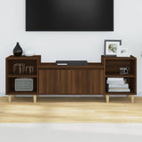 Vidaxl tv-meubel 160x35x55 cm bewerkt hout bruin eikenkleur