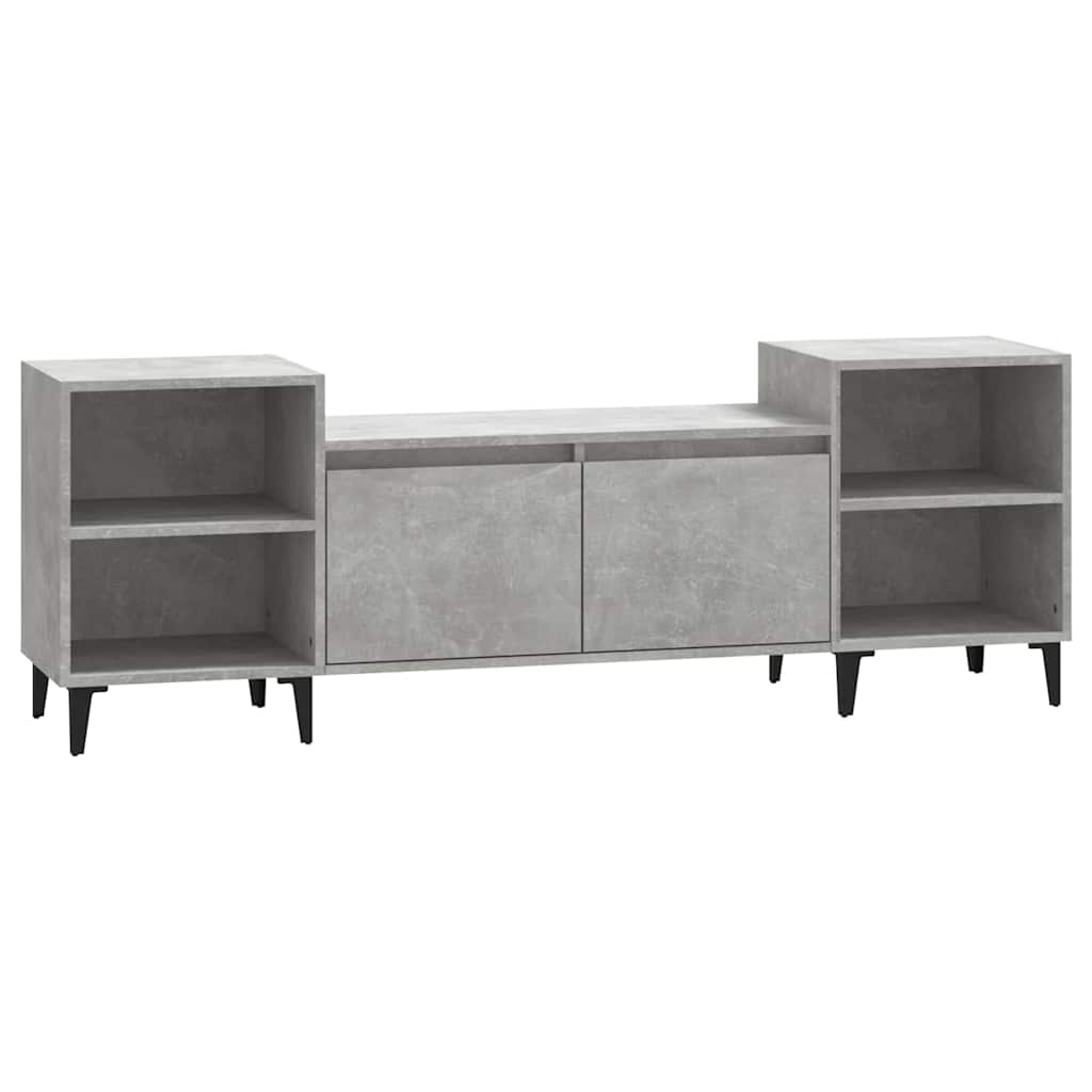 Vidaxl tv-meubel 160x35x55 cm bewerkt hout betongrijs