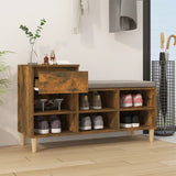 Vidaxl Schong Cabinet 102x36x60 cm Propertéiert Holz gefëmmt OK faarweg