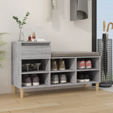 Vidaxl Shoe cabinet 102x36x60 cm Properted Wood Sonoma Gray