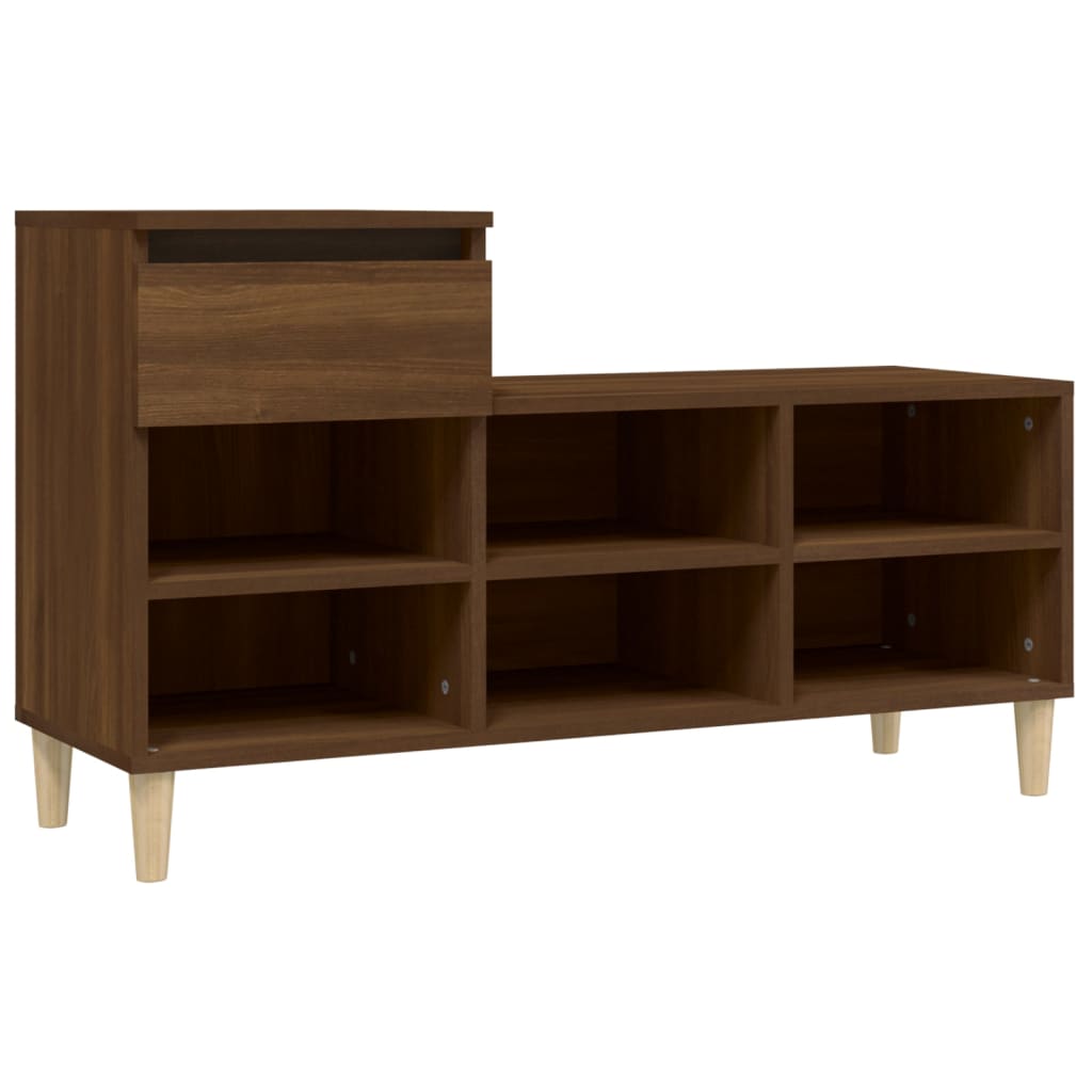 Vidaxl Schong Cabinet 102x36x60 cm Propertéiert Holzbrong Faarf Faarf