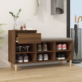 VidaXL shoe cabinet 102x36x60 cm Properted wood brown oak color