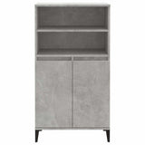 Vidaxl hoge kast 60x36x110 cm bewerkt hout betongrijs