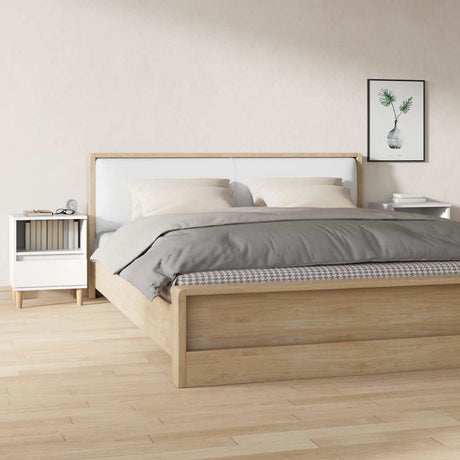 Vidaxl nachtkastjes 2 st 40x35x50 cm wit