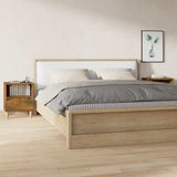 Vidaxl nachtkastjes 2 st 40x35x50 cm gerookt eikenkleurig