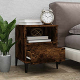 Vidaxl nachtkastjes 2 st 40x35x50 cm gerookt eikenkleurig