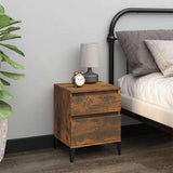 Vidaxl nachtkastjes 2 st 40x35x50 cm gerookt eikenkleurig