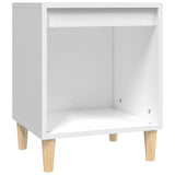 Vidaxl nachtkastje 40x35x50 cm bewerkt hout wit