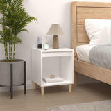 Vidaxl nachtkastjes 2 st 40x35x50 cm wit