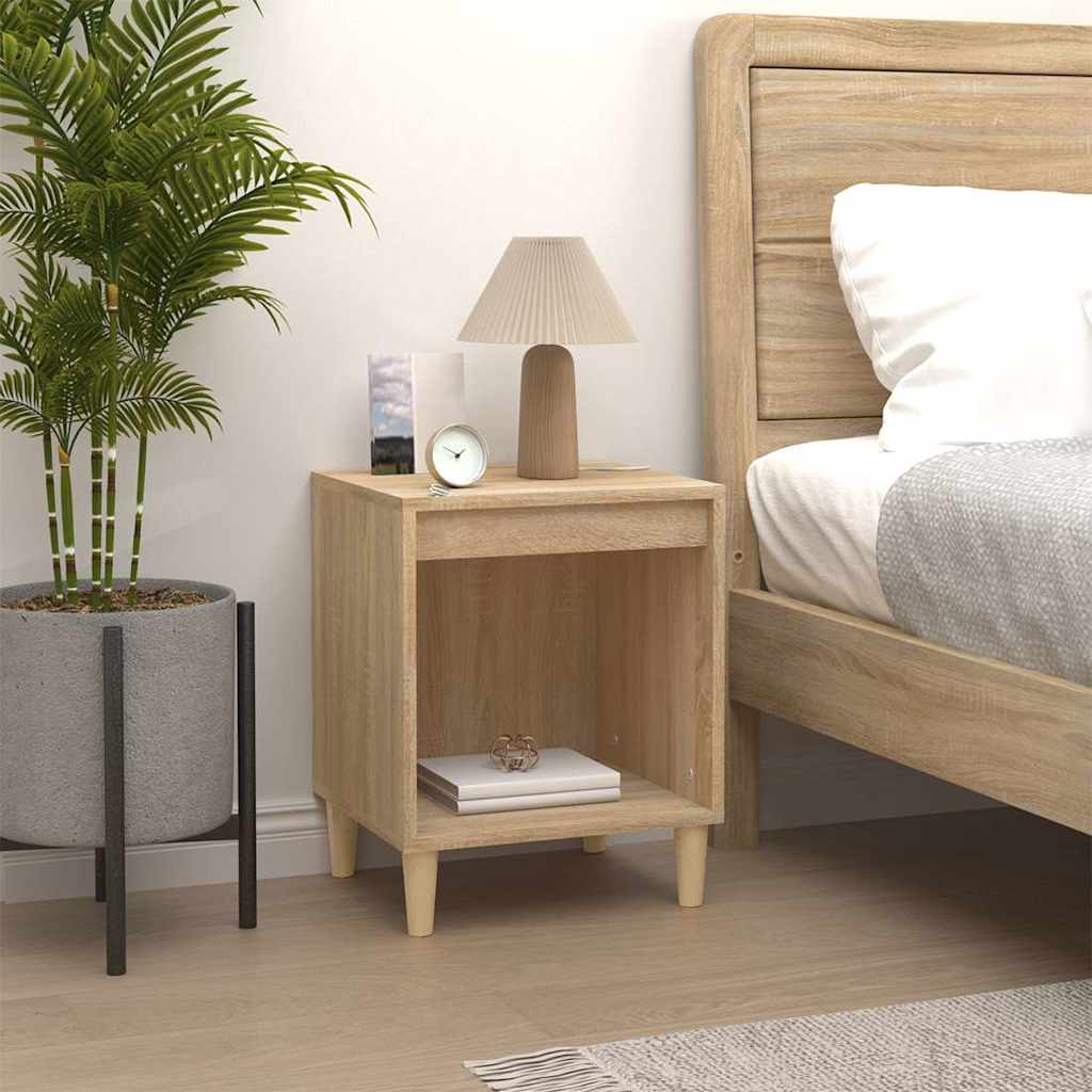 Vidaxl nachtkastjes 2 st 40x35x50 cm sonoma eikenkleurig