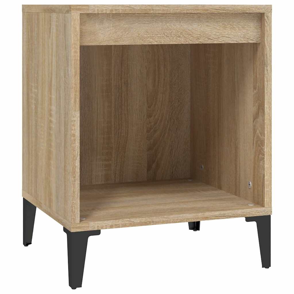 Vidaxl nachtkastje 40x35x50 cm sonoma eikenkleurig