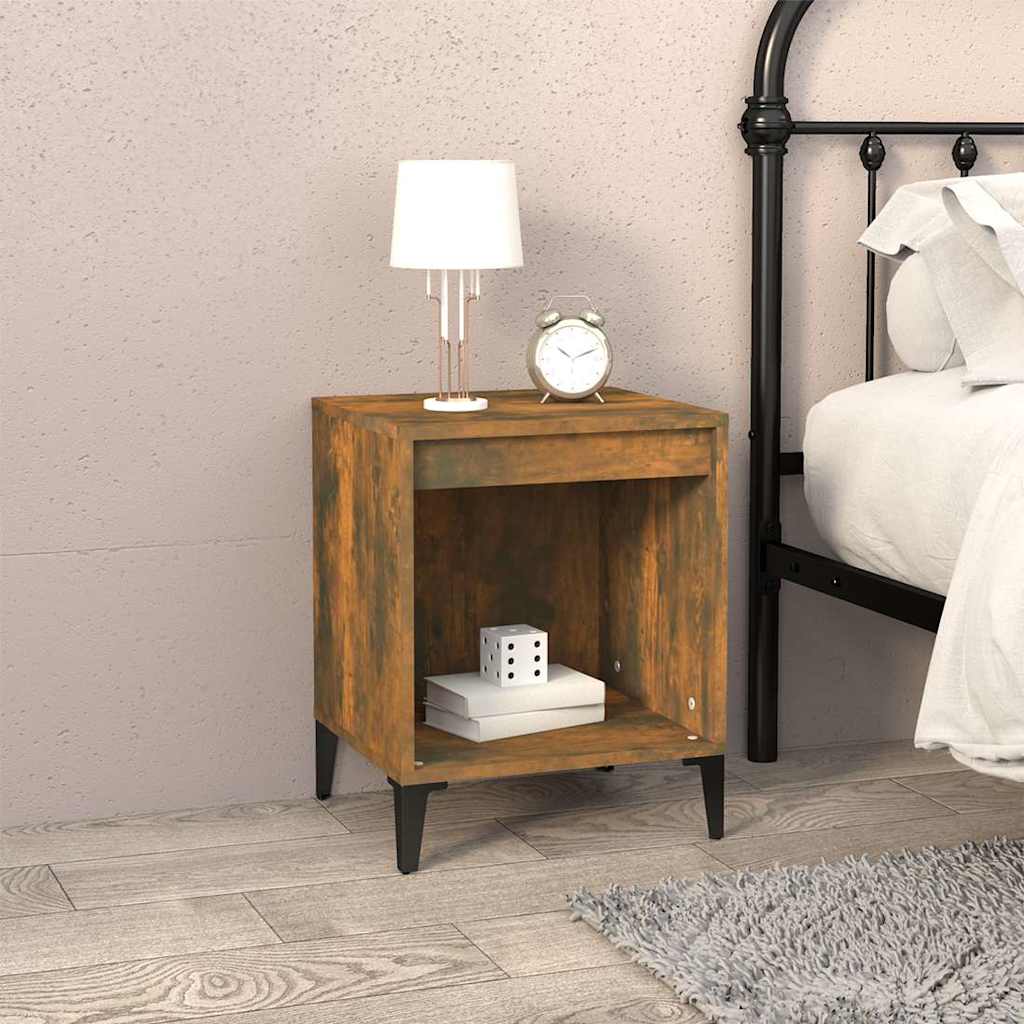Vidaxl nachtkastje 40x35x50 cm gerookt eikenkleurig