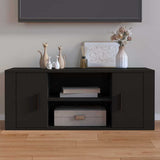 Vidaxl tv-meubel 100x35x40 cm bewerkt hout zwart