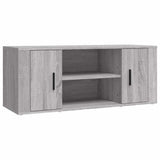 Vidaxl tv-meubel 100x35x40 cm bewerkt hout grijs sonoma eikenkleurig