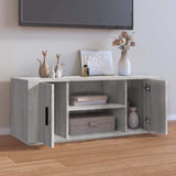 Vidaxl tv-meubel 100x35x40 cm bewerkt hout grijs sonoma eikenkleurig