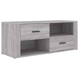Vidaxl tv-meubel 100x35x40 cm bewerkt hout grijs sonoma eikenkleurig