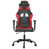 Vidaxl gamestoel kunstleer zwart en rood